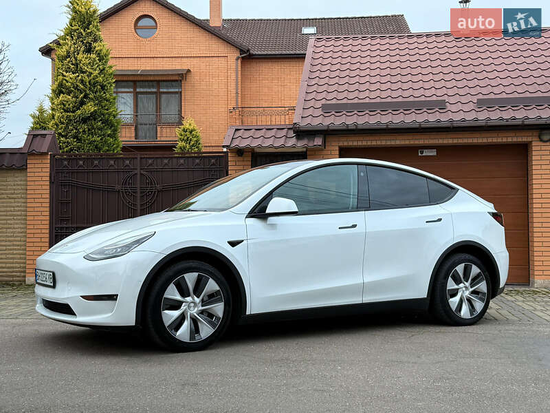 2022 Tesla Model Y, VIN 7SAYGDEE9NF438926:plate — фото 1 (autoria)