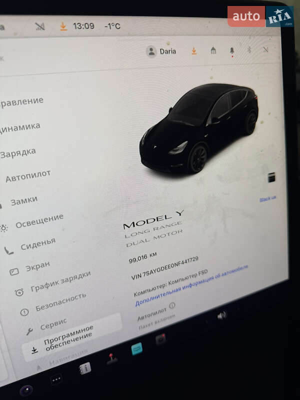 Позашляховик / Кросовер Tesla Model Y 2022 в Луцьку