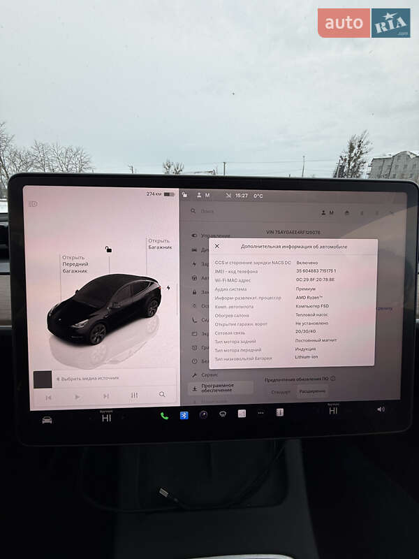 Внедорожник / Кроссовер Tesla Model Y 2024 в Львове