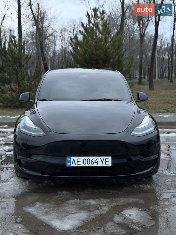 2020 Tesla Model Y, VIN 5YJYGDEF4LF018283:plate — фото 1 (autoria)