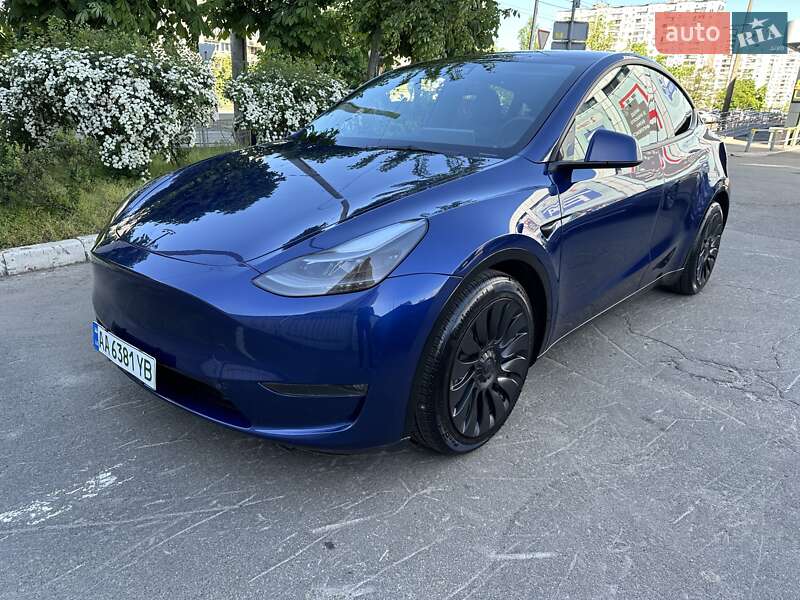 2023 Tesla Model Y, VIN 7SAYGDEF9PF713013:plate — фото 1 (autoria)