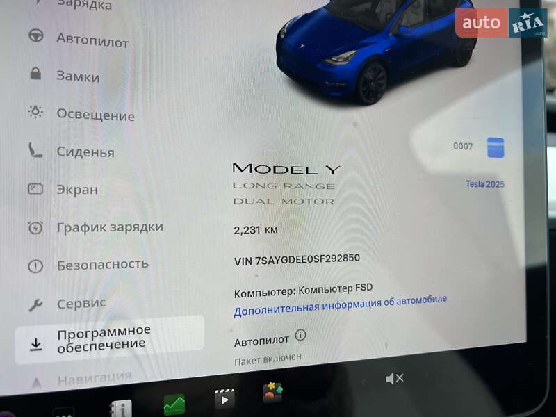 Внедорожник / Кроссовер Tesla Model Y 2025 в Богуславе