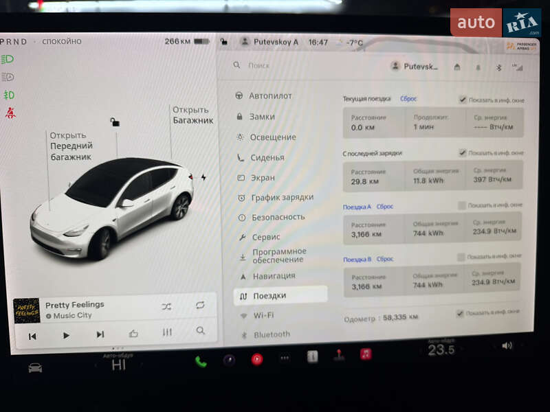 Внедорожник / Кроссовер Tesla Model Y 2021 в Харькове