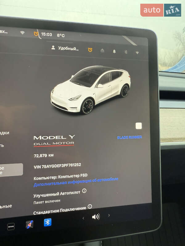 Позашляховик / Кросовер Tesla Model Y 2023 в Жовкві