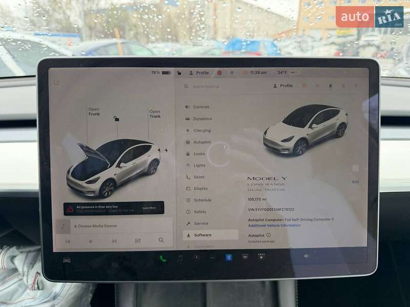 Позашляховик / Кросовер Tesla Model Y 2021 в Луцьку