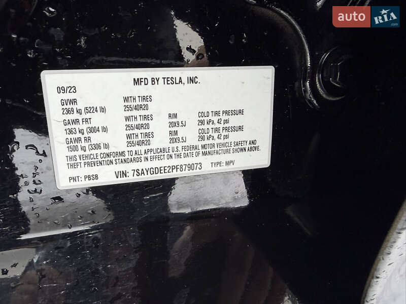 Позашляховик / Кросовер Tesla Model Y 2023 в Івано-Франківську фото 38 Позашляховик / Кросовер Tesla Model Y 2023 в Івано-Франківську