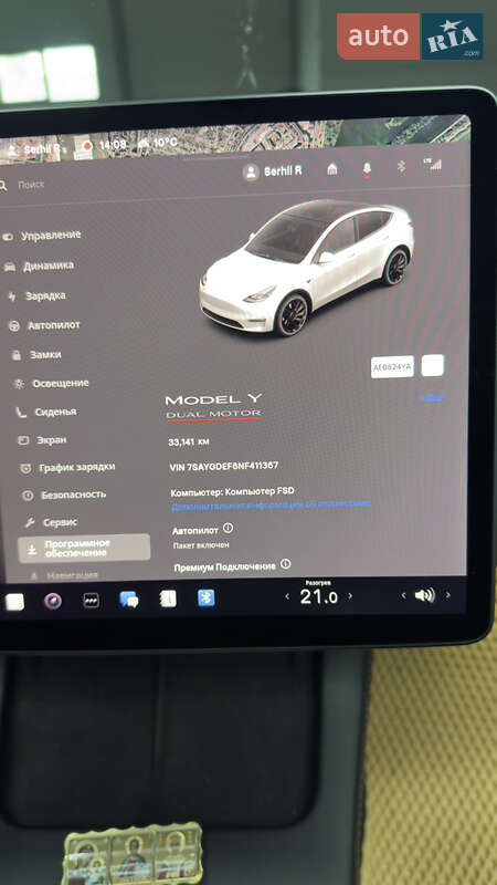 Позашляховик / Кросовер Tesla Model Y 2022 в Дніпрі