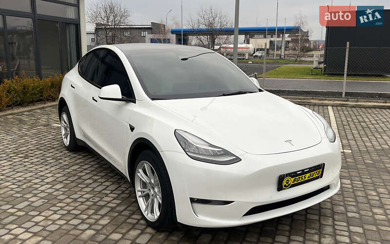 2021 Tesla Model Y, VIN 5YJYGDEE9MF256896:plate — фото 1 (autoria)
