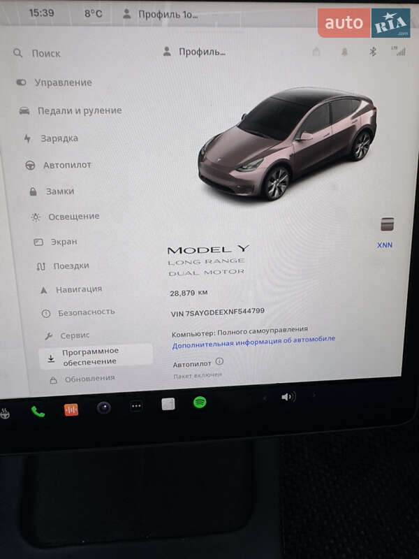 Внедорожник / Кроссовер Tesla Model Y 2022 в Ужгороде