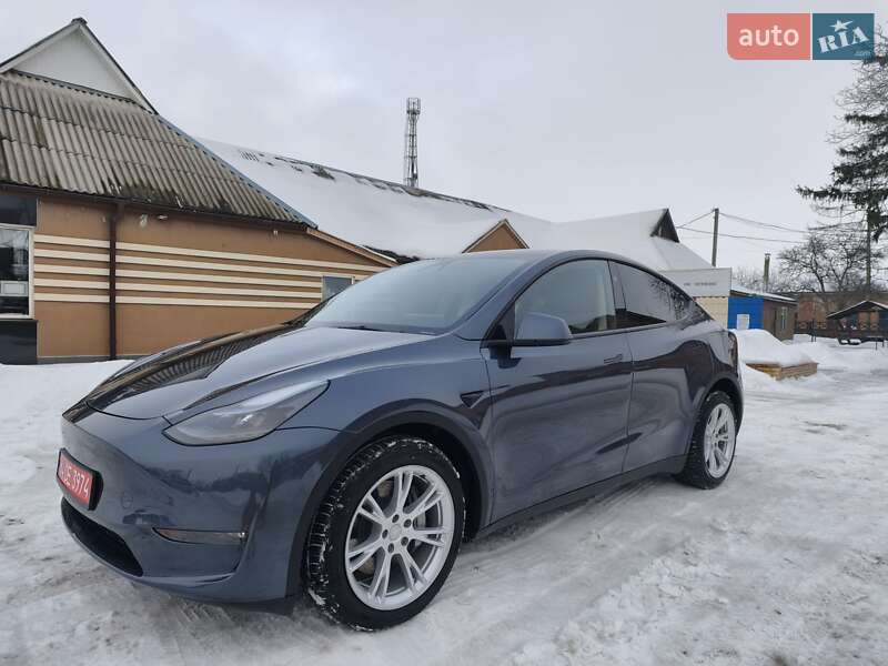2023 Tesla Model Y, VIN 7SAYGDEE3PF883343:plate — фото 1 (autoria)