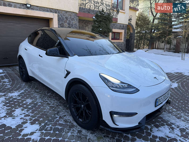 2021 Tesla Model Y, VIN 5YJYGDEE0MF298678:plate — фото 1 (autoria)