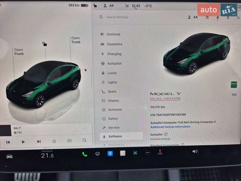 Внедорожник / Кроссовер Tesla Model Y 2022 в Луцке фото 18 Внедорожник / Кроссовер Tesla Model Y 2022 в Луцке