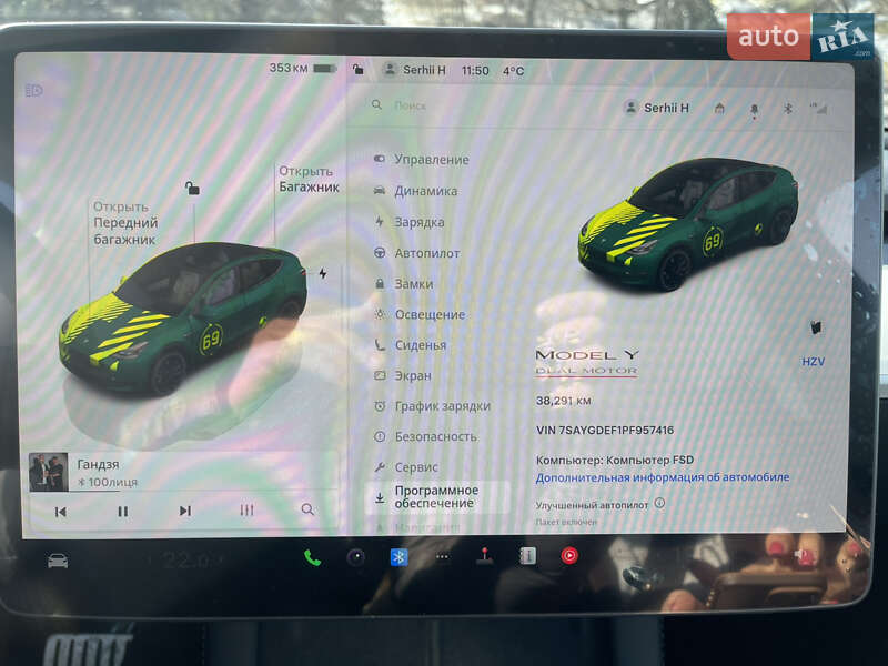 Позашляховик / Кросовер Tesla Model Y 2023 в Дніпрі