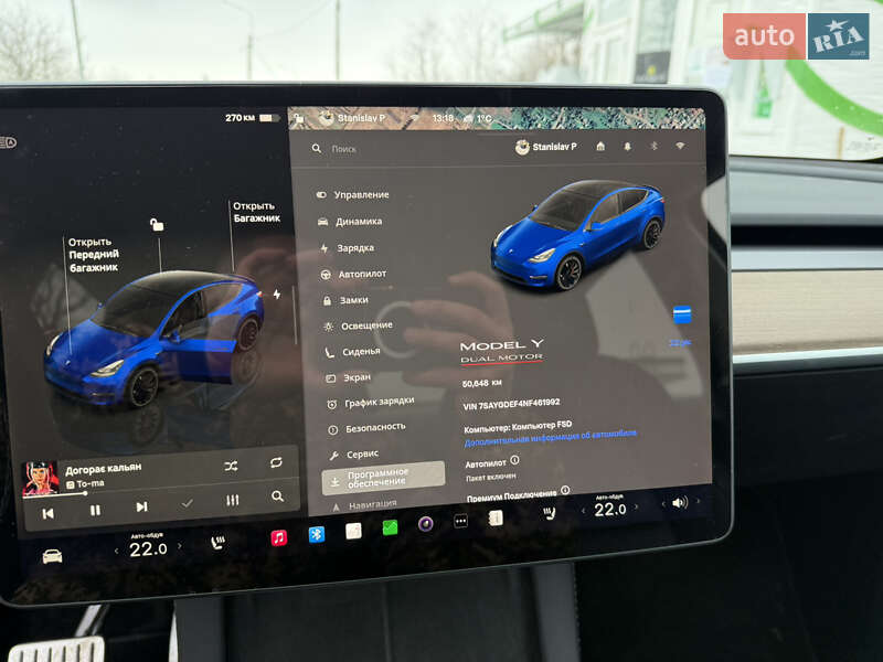 Позашляховик / Кросовер Tesla Model Y 2022 в Львові