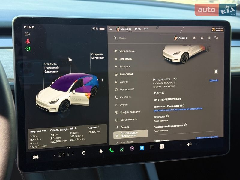 Позашляховик / Кросовер Tesla Model Y 2021 в Вінниці фото 26 Позашляховик / Кросовер Tesla Model Y 2021 в Вінниці