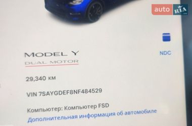 Внедорожник / Кроссовер Tesla Model Y 2022 в Киеве