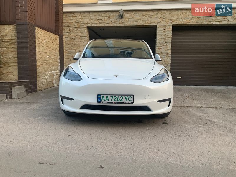 2022 Tesla Model-Y, VIN XP7YGCEK0NB030374:plate — фото 1 (autoria)