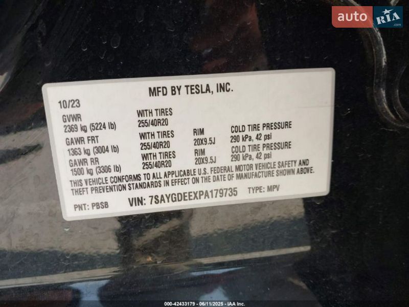 Позашляховик / Кросовер Tesla Model Y 2023 в Одесі