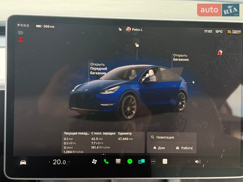 Позашляховик / Кросовер Tesla Model Y 2022 в Трускавці фото 13 Позашляховик / Кросовер Tesla Model Y 2022 в Трускавці