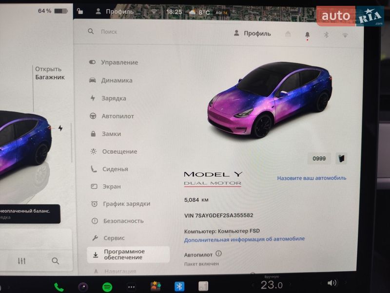 Внедорожник / Кроссовер Tesla Model Y 2024 в Черкассах