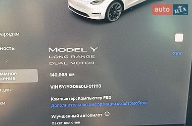 Внедорожник / Кроссовер Tesla Model Y 2020 в Львове
