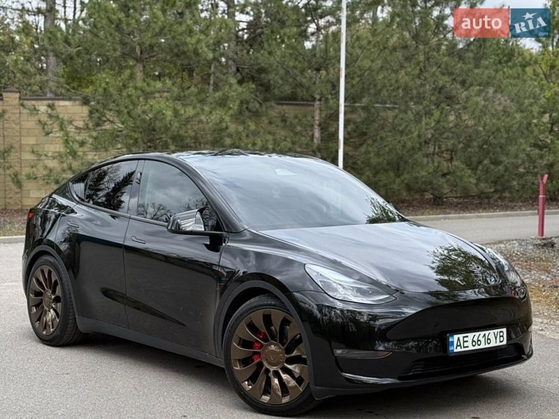 2023 Tesla Model Y, VIN 7SAYGDEF8PF891544:plate — фото 1 (autoria)