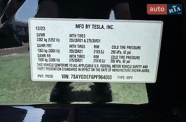 Внедорожник / Кроссовер Tesla Model Y 2023 в Одессе