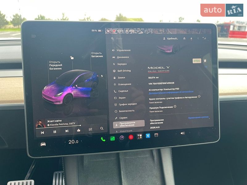 Внедорожник / Кроссовер Tesla Model Y 2022 в Ровно