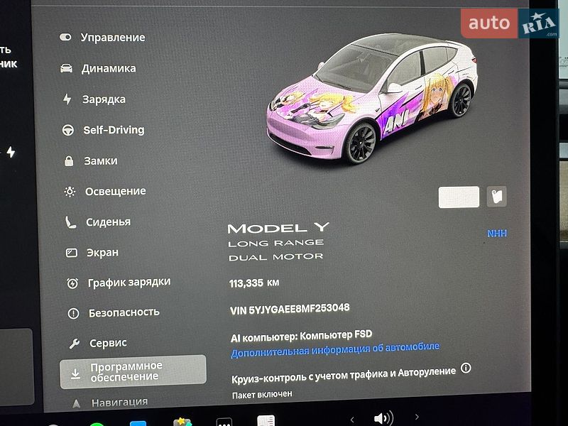 Внедорожник / Кроссовер Tesla Model Y 2021 в Одессе