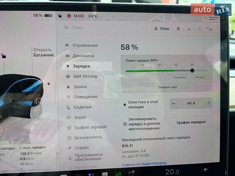 Внедорожник / Кроссовер Tesla Model Y 2023 в Киеве