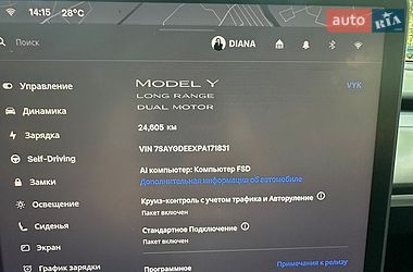 Внедорожник / Кроссовер Tesla Model Y 2023 в Харькове