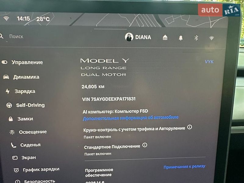 Внедорожник / Кроссовер Tesla Model Y 2023 в Харькове