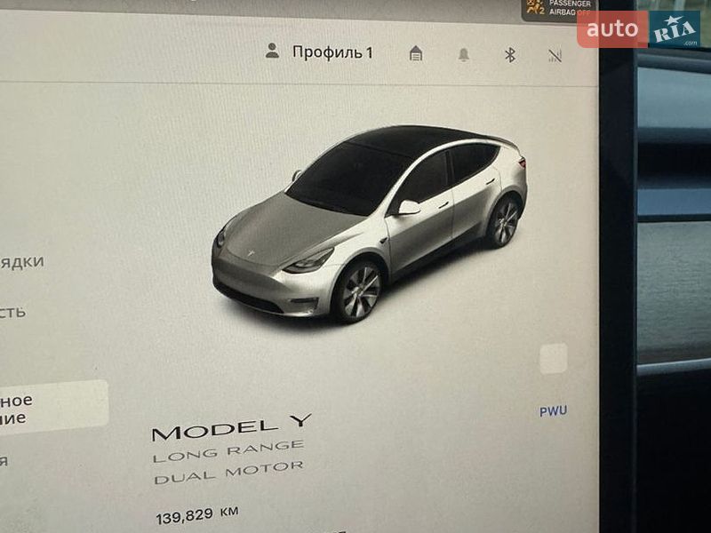 Внедорожник / Кроссовер Tesla Model Y 2022 в Киеве