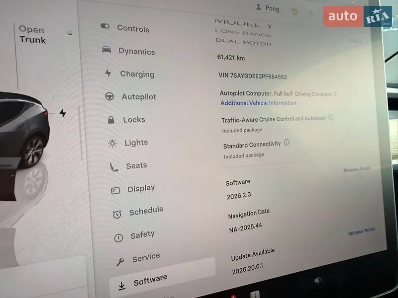 Позашляховик / Кросовер Tesla Model Y 2023 в Львові документ