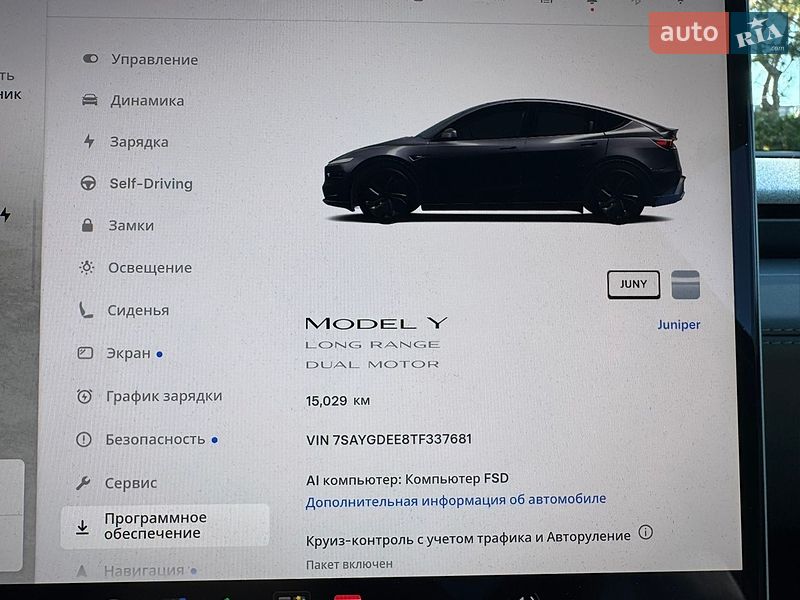 Позашляховик / Кросовер Tesla Model Y 2025 в Дніпрі