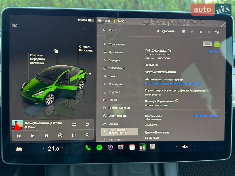 Позашляховик / Кросовер Tesla Model Y 2023 в Києві
