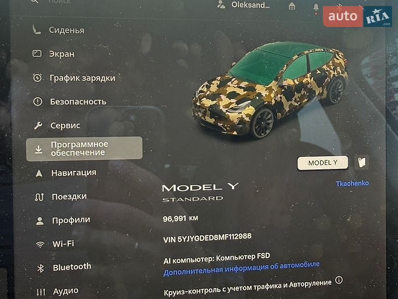 Внедорожник / Кроссовер Tesla Model Y 2021 в Киеве