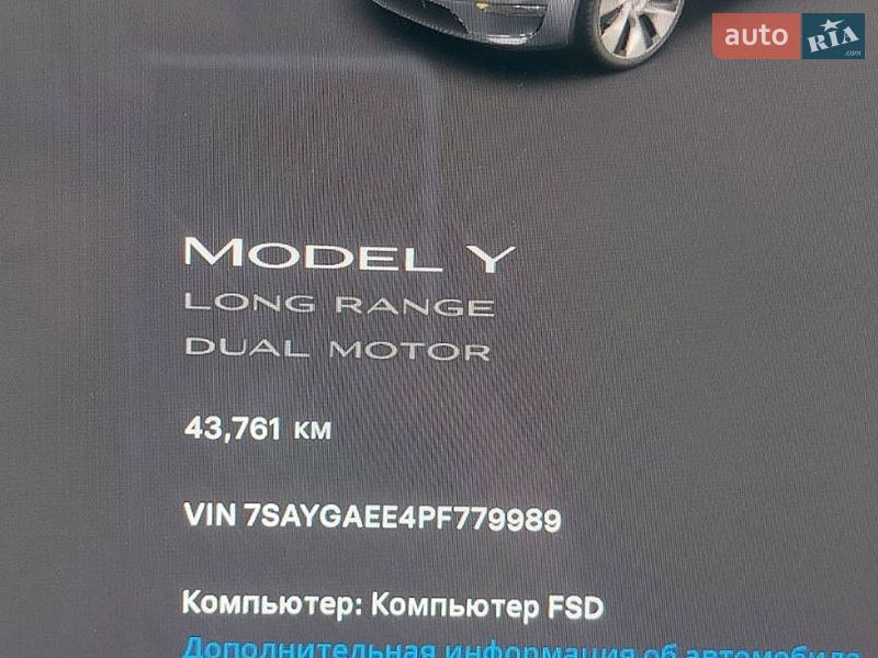 Позашляховик / Кросовер Tesla Model Y 2023 в Тернополі