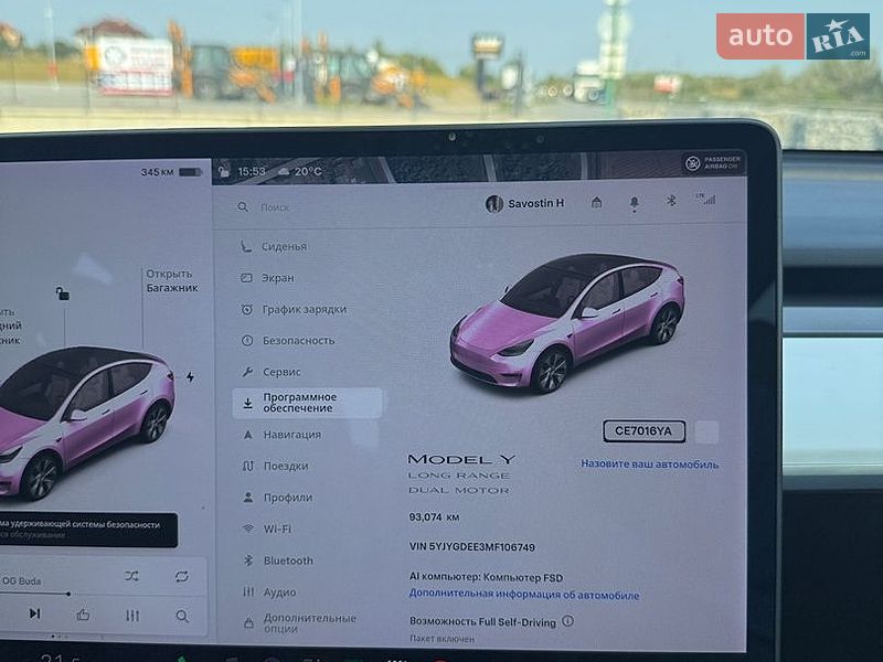Позашляховик / Кросовер Tesla Model Y 2021 в Чернівцях