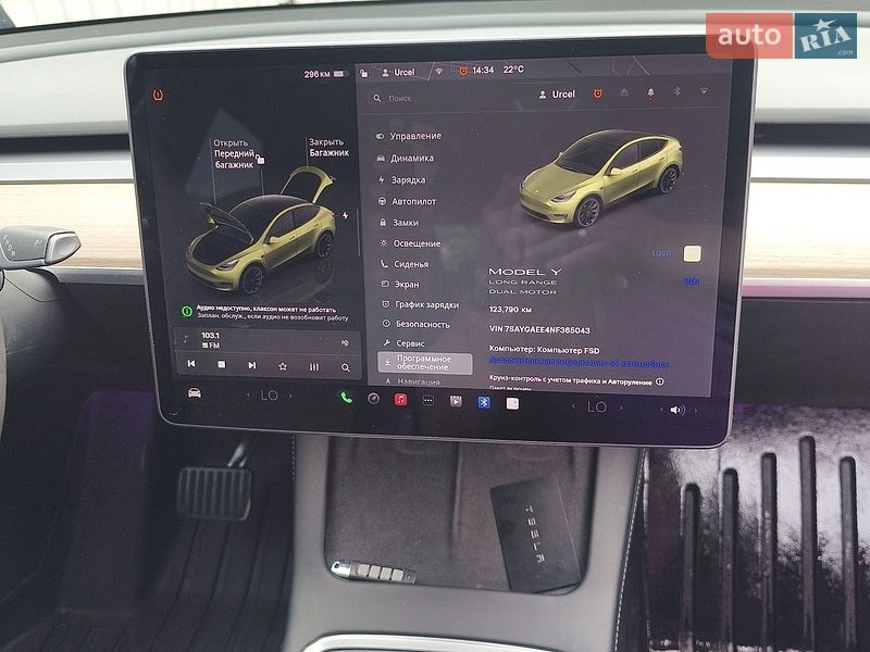 Внедорожник / Кроссовер Tesla Model Y 2022 в Киеве
