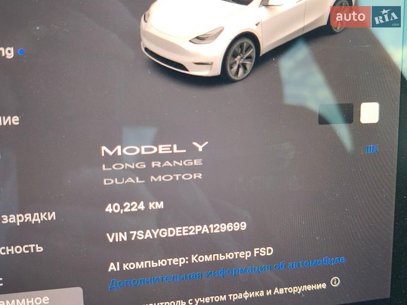 Внедорожник / Кроссовер Tesla Model Y 2023 в Болграде