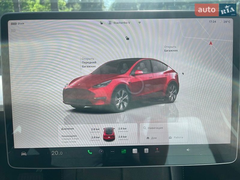 Позашляховик / Кросовер Tesla Model Y 2024 в Києві фото 20 Позашляховик / Кросовер Tesla Model Y 2024 в Києві