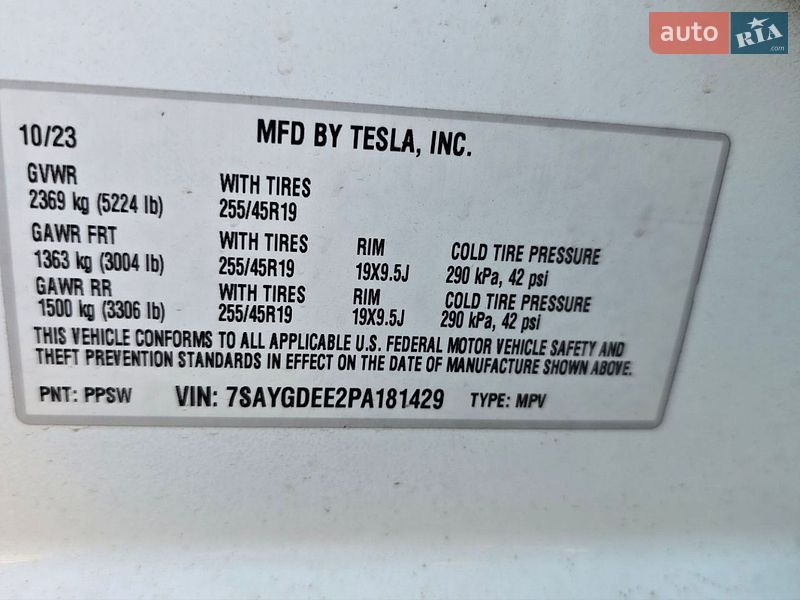 Позашляховик / Кросовер Tesla Model Y 2023 в Городенці
