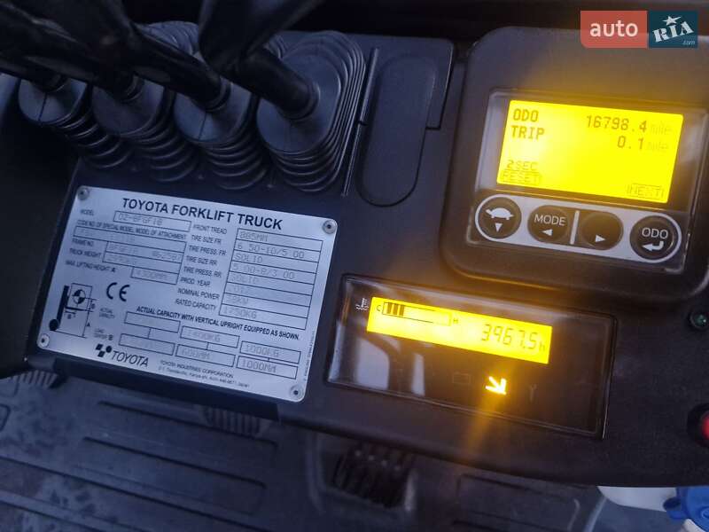 Вилочный погрузчик Toyota 02-8FGF18 2017 в Киеве