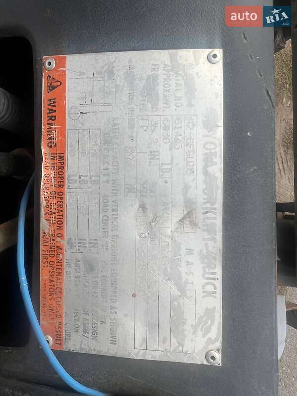 Вилочный погрузчик Toyota 42-6FGF15 2000 в Днепре