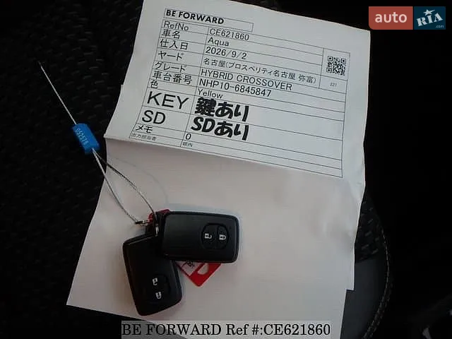 Хэтчбек Toyota Aqua 2019 в Киеве документ