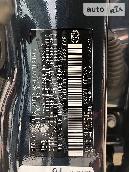 Седан Toyota Camry 2015 в Тульчині фото 43 Седан Toyota Camry 2015 в Тульчині