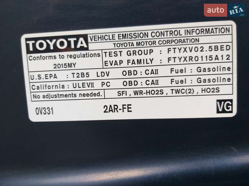 Седан Toyota Camry 2015 в Николаеве фото 18 Седан Toyota Camry 2015 в Николаеве