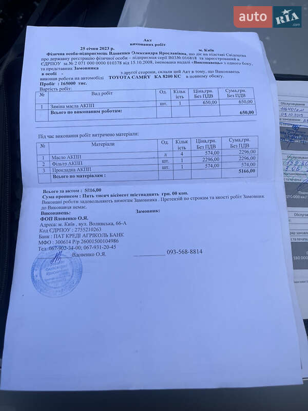 Седан Toyota Camry 2013 в Киеве фото 23 Седан Toyota Camry 2013 в Киеве