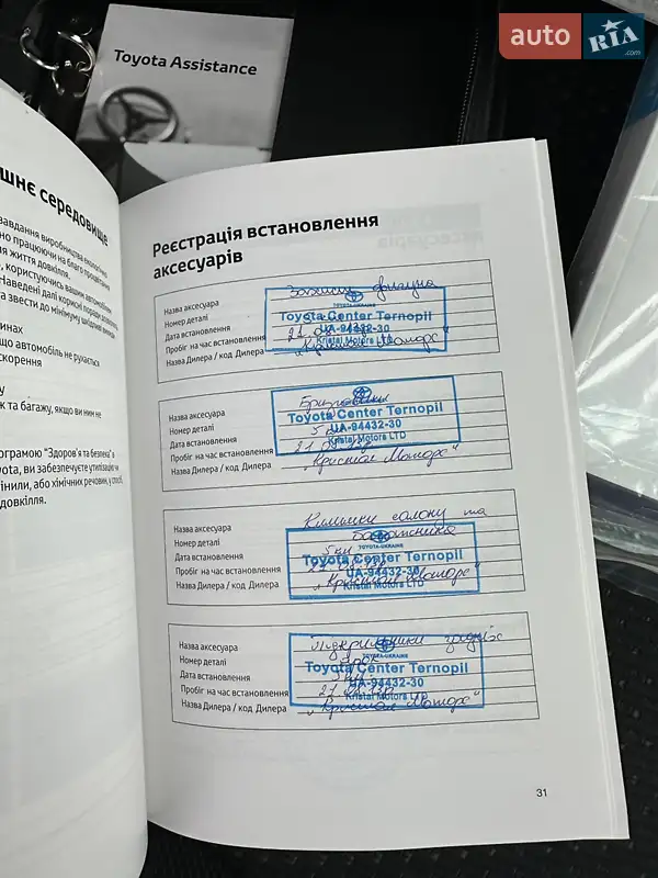 Седан Toyota Camry 2013 в Волочиске документ 3 фото Седан Toyota Camry 2013 в Волочиске документ